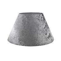 Casa Velvet Empire Lamp Shade, 50cm, Silver