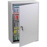 Phoenix KC0605K Commercial Key Cabinet with Key Lock 300 Hook, Light Grey