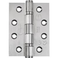 Eclipse Grade 13 Stainless Steel Ball Bearing Hinge Pack Satin (3 Pack) in Silver