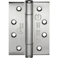 Eclipse Grade 14 Concealed Bearing Hinge Satin (2 Pack) in Silver Stainless Steel