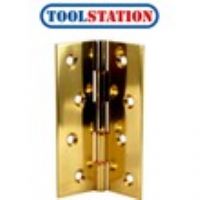 Double Phosphor Bronze Washered Hinge Brass 102 x 67mm