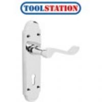 Beaufort Door Handles Lock Polished