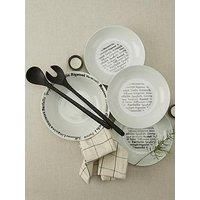 Waterside Italian Black Script 5Piece Pasta Set