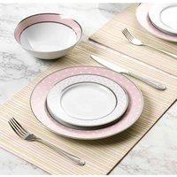 Waterside - 12pc Pink Star Dinner Set