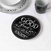 16pc Good Food Made With Love Dinner Set