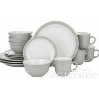Waterside - 16 Piece Camden Dinner Set - Grey