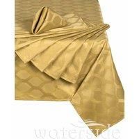 Waterside 9 Piece Gold Geo Christmas Table Linen Set