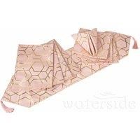 Pink And Gold 9-Piece Table Linen Set