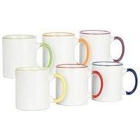 Set of 6 Rainbow Mugs