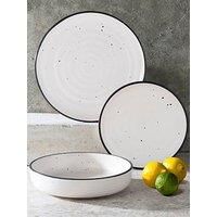 Waterside 12 Piece Speckle Dinner Set