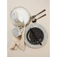 20pc Betsy Dinner Set BLACK