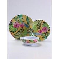 Waterside - 12pc Melamine Hawaiian Dinner Set