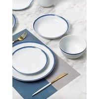 16pc St Ives Stripe Dinner Set - Blue