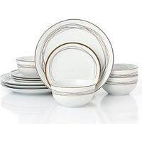 Waterside 12Pc Gold Swirl