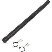 Baxi/ Potterton Plume Extension Pipe. 1m Exhaust PDK - BLACK