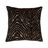 Malini Capetown Animal Velvet Cushion, Black