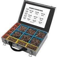 Reisser 2480 R2 Cutter Trade Assorted Pack Wood Screws In Metal Storage Case