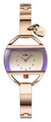 STORM Temptress Charm RG-Violet Women/'s Watch with Unique Curved dial, Heart Charm and easilink Fastening