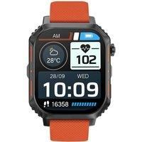 STORM S-MAX SMART GENTS WATCH SILICON ORANGE - - TOUCH DISPLAY, AI VOICE ASSIST, PHONE NOTIFICATIONS, REMOTE CAMERA CONTROL, STEPS, CALORIES, DISTANCE