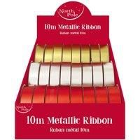 Eurowrap Embossed Metallic Ribbon 10m