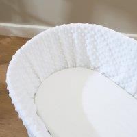 Clair de Lune Moses Basket Mattress Protector - 74 x 28 cm