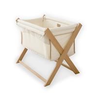 Clair De Lune Organic Folding Cream Crib