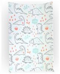 Clair de Lune Dinosaur Anti-Roll Wedge Baby Changing Mat 69 x 44cm