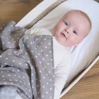 Clair de Lune 3 Pack Star Muslin Squares - 70 x 70 cm