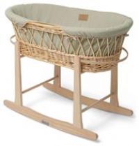 Clair de Lune Organic Wicker Moses - Sage