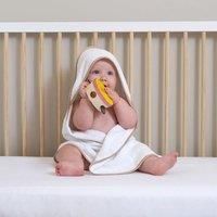 Clair de Lune Basics 2 Pack Baby Hooded Towel 70 x 70 cm