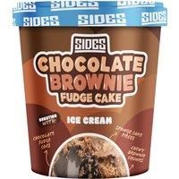 Sides Chocolate Brownies Fudge Cake Ice Cream 500ml