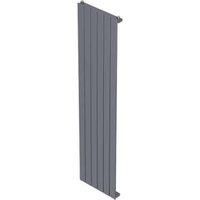 Moretti Vertical Designer Radiator Single Panel 1800x578mm Silver 4019BTU 1178W