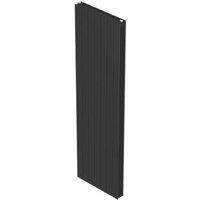 Moretti Designer Radiator Double Panel Vertical Modena Matt Charcoal 6007BTU