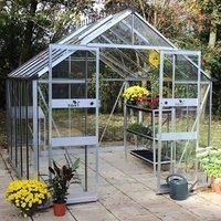 8' x 10' Halls Cotswold Blockley Greenhouse with Toughened Glass (2.56m x 3.17m)