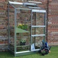 4£4 x 2£4 Halls Wall Garden 24 Small Greenhouse (1.32 x 0.69m)