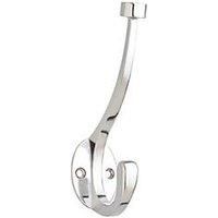 Decohooks Pill Top Hat Hook Chrome 150mm (637KK)