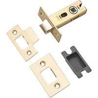 Designer Levers Antique Brass Tubular Bolt-Thru Latch 64mm Case - 45mm Backset (247KK)