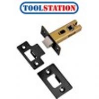 Premium Sprung Bolt Through Tubular Mortice Latch 64mm Black