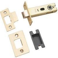 Designer Levers Antique Brass Tubular Bolt-Thru Latch 76mm Case - 57mm Backset (406KK)