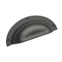 Shell Pull Handle Matt Black