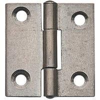 Self-Colour Fixed Pin Butt Hinges 38 x 36mm 2 Pack (843PR)