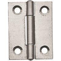 Self-Colour Fixed Pin Butt Hinges 50 x 38mm 2 Pack (940PR)