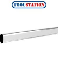 Chrome Oval Wardrobe Rail 1219mm