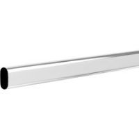 Chrome Oval Wardrobe Rail 1829mm