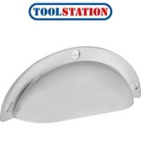 Shell Pull Handle Brushed Nickel