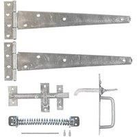 Galvanised Suffolk Latch Kit