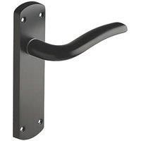 Goodrich Matt Black Lever Latch Door Handle - 1 Pair