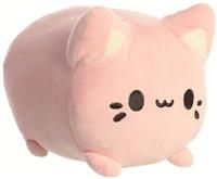 Aurora, 14273, Tasty Peach Strawberry Meowchi, 7In, Eco-friendly soft toy, Pink