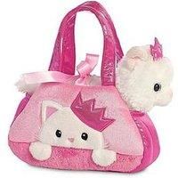 Aurora Fancy Pals PLUSH Cuddly Soft Toy Teddy Gift Dog in Bag New Baby Brand New
