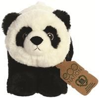 Eco Nation, Panda, 9In, Soft Toy, Black & White